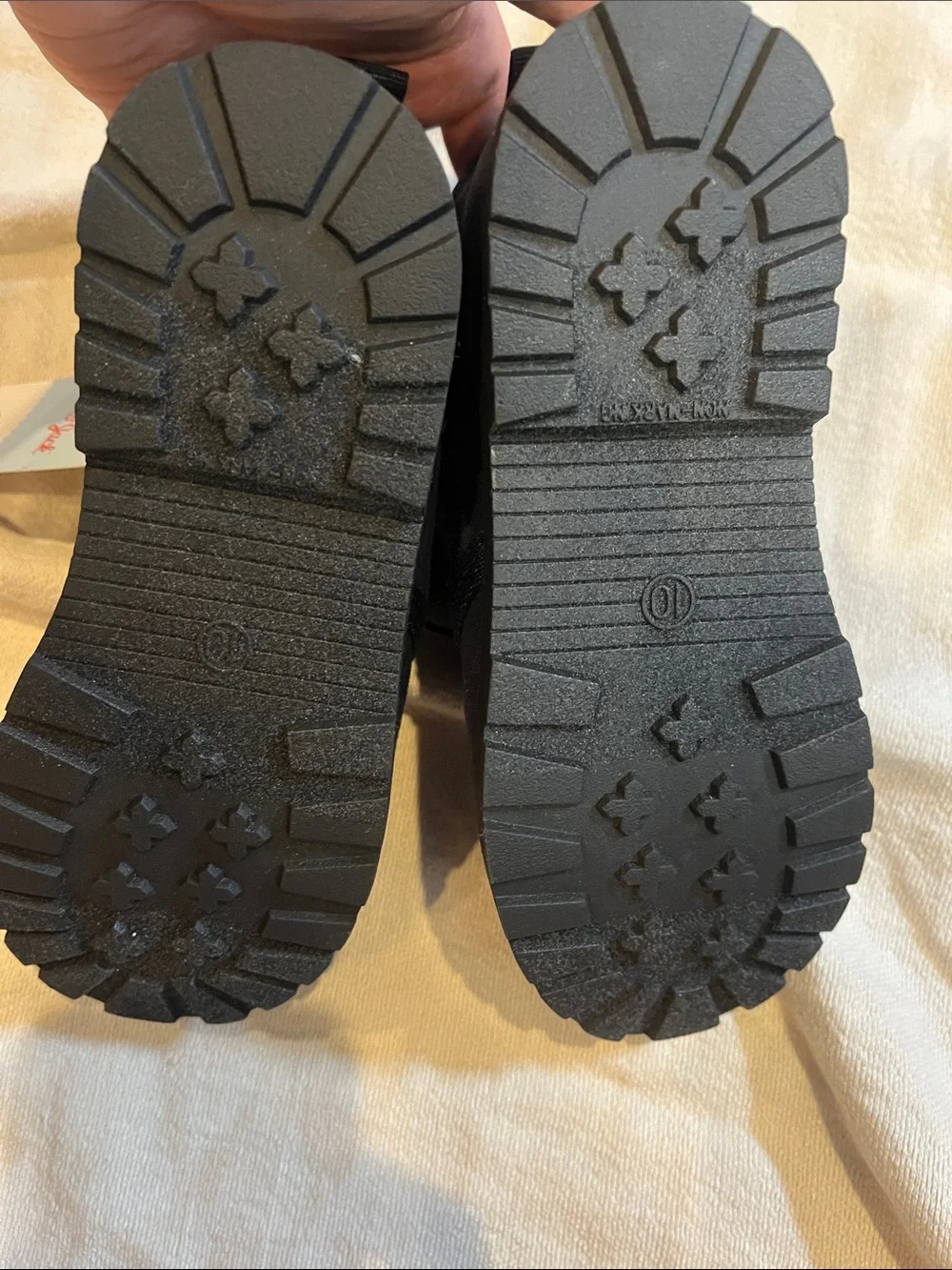Target Navy Faux-Fur Lined Kids Boots